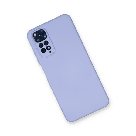Redmi Note 11 Kılıf Nano içi Kadife Silikon - Lila