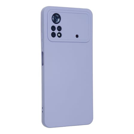 Poco X4 Pro 5G Kılıf Nano içi Kadife Silikon - Lila