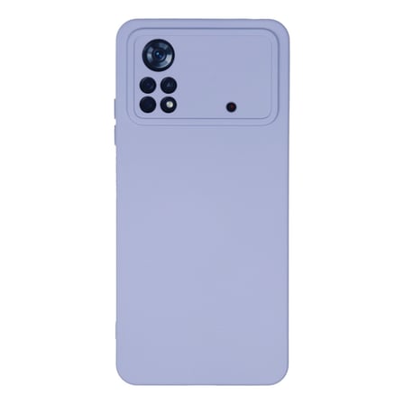 Poco X4 Pro 5G Kılıf Nano içi Kadife Silikon - Lila