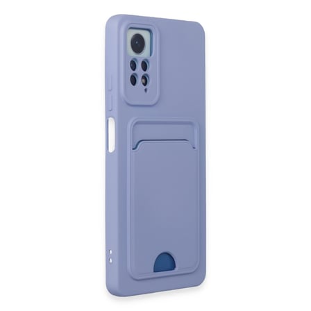 Redmi Note 11 Pro Kılıf Kelvin Kartvizitli Silikon - Lila