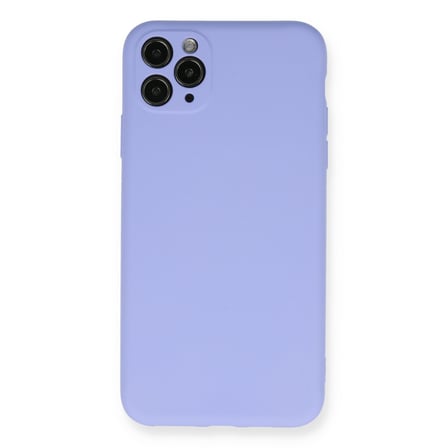 iPhone 11 Pro Max Kılıf Nano içi Kadife Silikon - Lila
