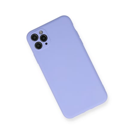 iPhone 11 Pro Max Kılıf Nano içi Kadife Silikon - Lila