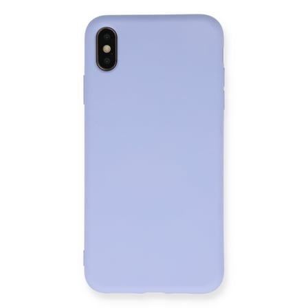 Erdo Ticaret iPhone XS Max Kılıf Silikon Eflatun