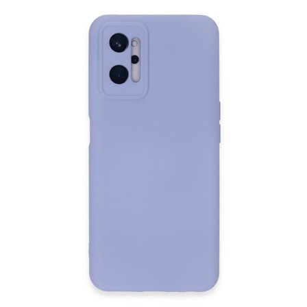 Realme 9i 4G Kılıf Nano içi Kadife Silikon - Lila