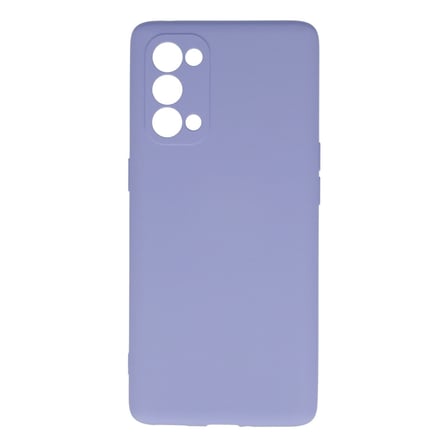 Reno 5 Pro Kılıf Nano içi Kadife Silikon - Lila