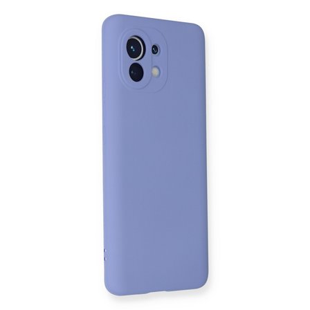 Mi 11 Kılıf Nano içi Kadife Silikon - Lila