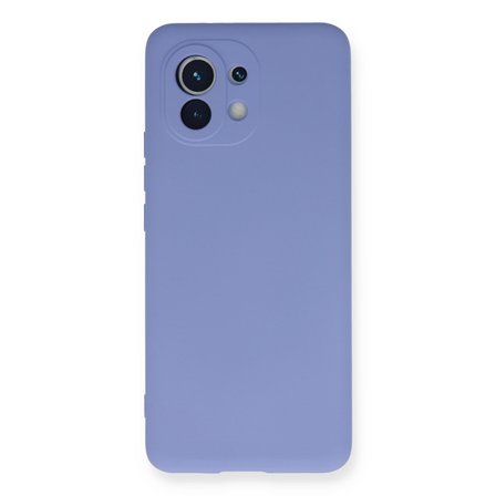 Mi 11 Kılıf Nano içi Kadife Silikon - Lila