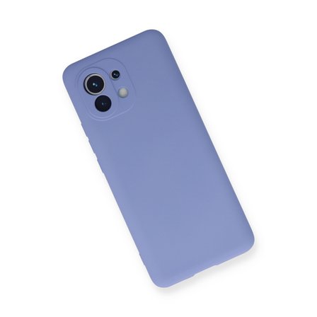 Mi 11 Kılıf Nano içi Kadife Silikon - Lila