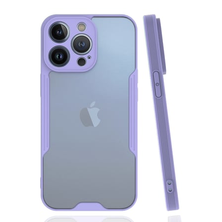 iPhone 14 Pro Kılıf Platin Silikon - Lila