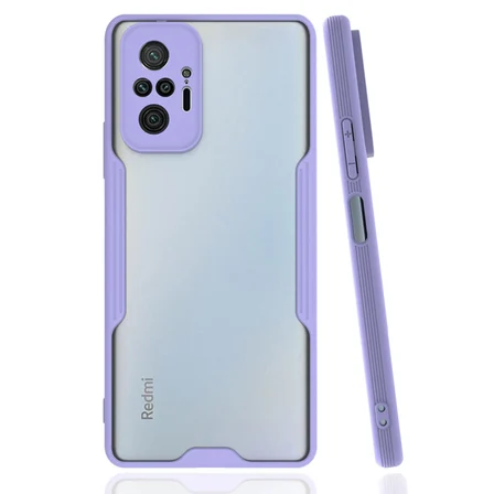 Note 10 Pro Kılıf Platin Silikon - Lila