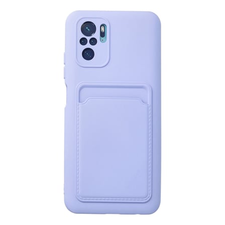 Redmi Note 10S Kılıf Kelvin Kartvizitli Silikon - Lila