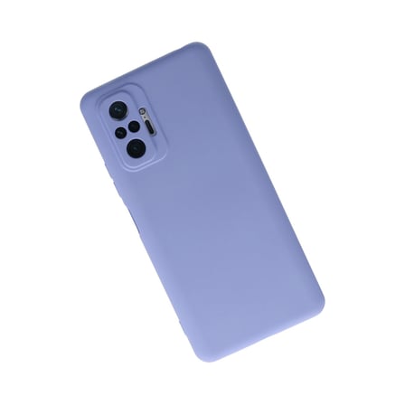 Redmi Note 10 Pro Kılıf Nano içi Kadife Silikon - Lila
