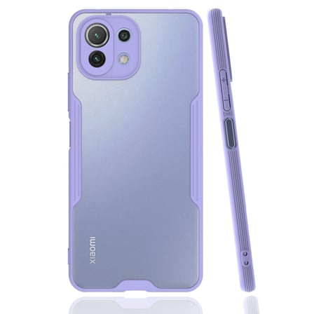 Mİ 11 Lite Kılıf Platin Silikon - Lila