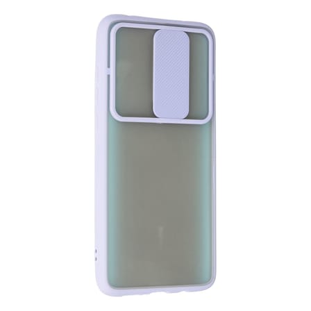 Redmi Note 8 Pro Kılıf Palm Buzlu Kamera Sürgülü Silikon - Lila