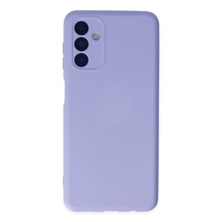 Galaxy A04S Kılıf Nano içi Kadife Silikon - Lila