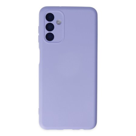 Galaxy A04S Kılıf Nano içi Kadife Silikon - Lila