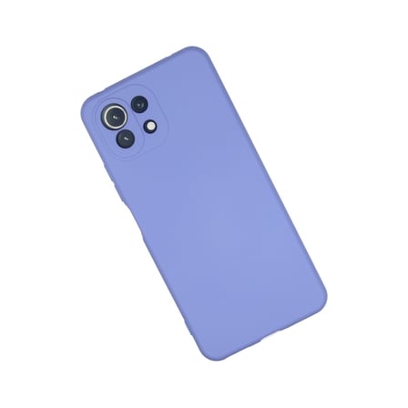 Mİ 11 Lite Kılıf Nano içi Kadife Silikon - Lila