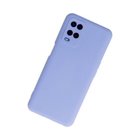 A54 4G Kılıf Nano içi Kadife Silikon - Lila