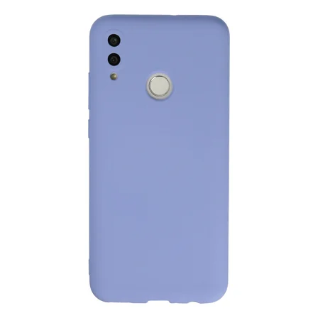 P Smart 2019 Kılıf Nano içi Kadife Silikon - Lila