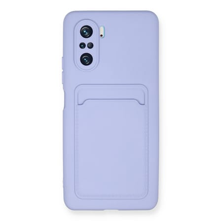 Mi 11i Kılıf Kelvin Kartvizitli Silikon - Lila