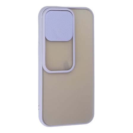 iPhone 13 Pro Kılıf Palm Buzlu Kamera Sürgülü Silikon - Lila