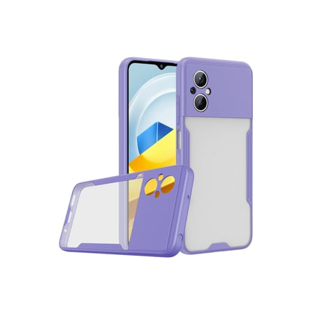 Poco M5 Kılıf Platin Silikon - Lila