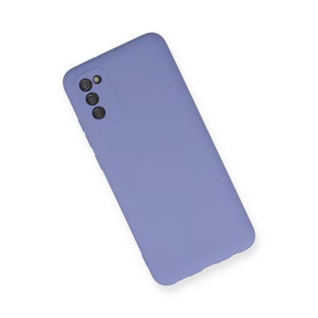 Galaxy A03S Kılıf Nano içi Kadife Silikon - Lila