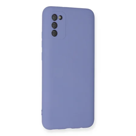Galaxy A03S Kılıf Nano içi Kadife Silikon - Lila