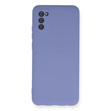 Galaxy A03S Kılıf Nano içi Kadife Silikon - Lila