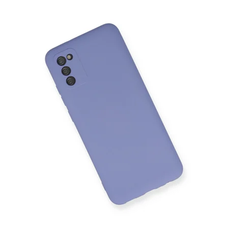 Galaxy A03S Kılıf Nano içi Kadife Silikon - Lila
