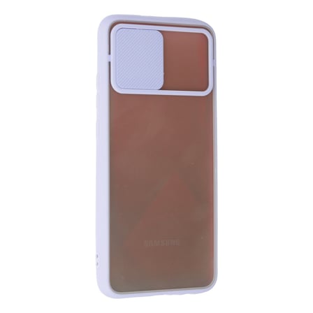 Galaxy A03S Kılıf Palm Buzlu Kamera Sürgülü Silikon - Lila