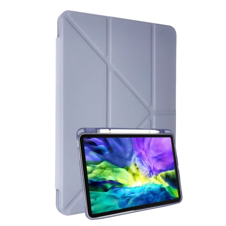 Galaxy P610 Tab S6 Lite 10.4 Kılıf Kalemlikli Mars Tablet Kılıfı - Lila