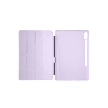 galaxy x610 tab s9 fe plus 12.4 kılıf kalemlikli mars tablet kılıfı - lila