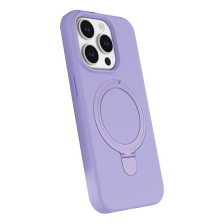 iPhone 14 Pro Max Regal Magsafe Standlı Kapak - Lila