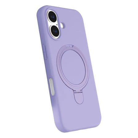 iPhone 16 Plus Regal Magsafe Standlı Kapak - Lila
