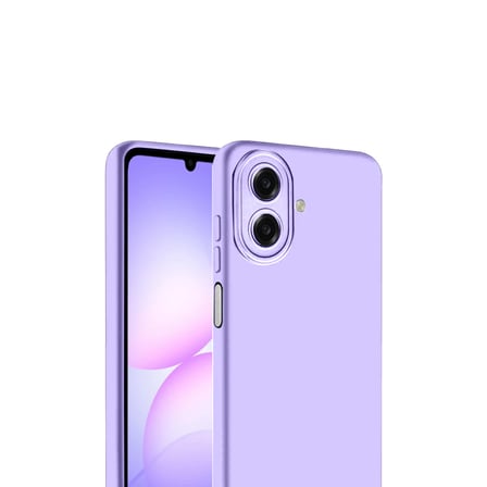 Erdo Ticaret Nano Kadife Silikon Kılıf Lila - Samsung Galaxy A07 4G