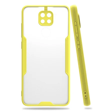 Redmi Note 9 Kılıf Platin Silikon - Sarı