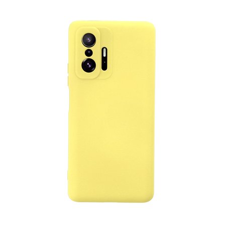 Mi 11T Pro Kılıf Nano içi Kadife Silikon - Sarı
