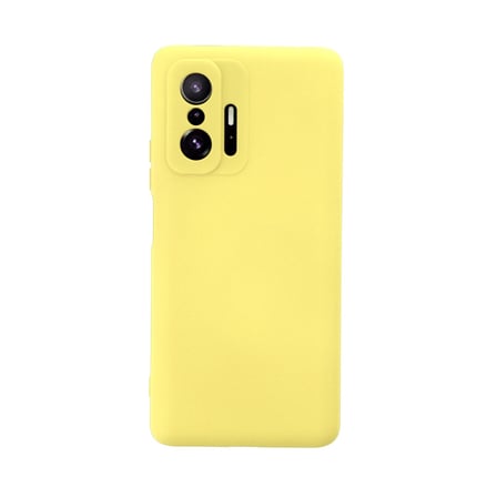 Mi 11T Pro Kılıf Nano içi Kadife Silikon - Sarı