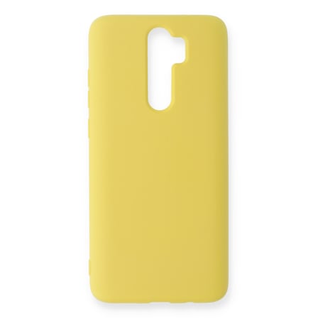Redmi Note 8 Pro Kılıf Nano içi Kadife Silikon - Sarı