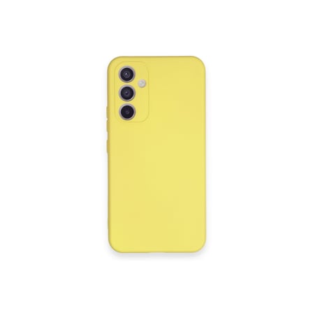 Galaxy A54 5G Kılıf Nano içi Kadife Silikon - Sarı
