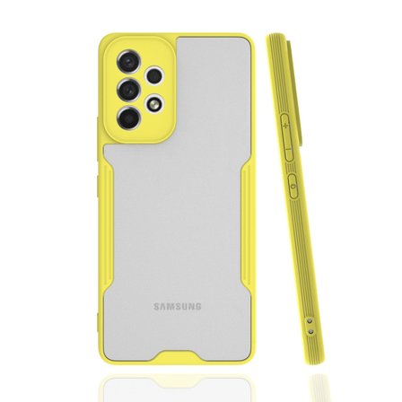 Galaxy A53 5G Kılıf Platin Silikon - Sarı