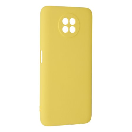 Redmi Note 9 5G Kılıf Nano içi Kadife Silikon - Sarı