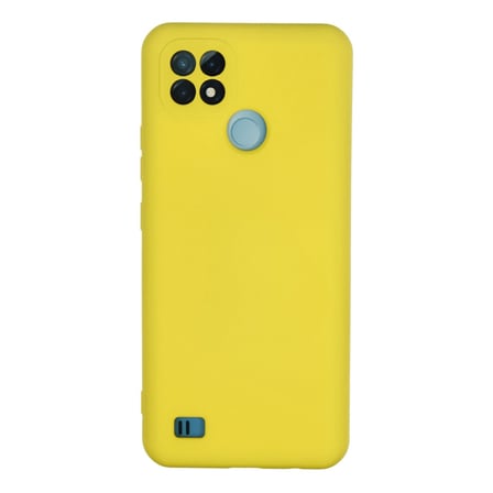 C21 Kılıf Nano içi Kadife Silikon - Sarı