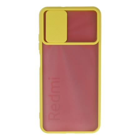 9T Kılıf Palm Buzlu Kamera Sürgülü Silikon - Sarı