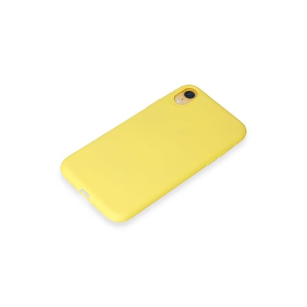 iPhone XR Kılıf First Silikon - Sarı