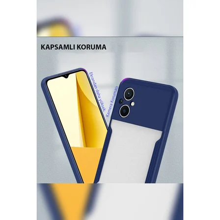 Poco M5 Kılıf Platin Silikon - Sarı