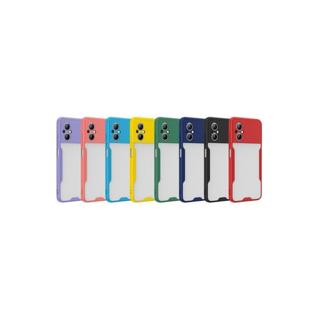 Poco M5 Kılıf Platin Silikon - Sarı