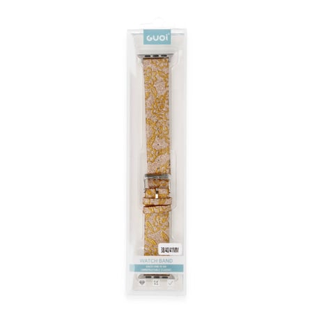 Watch 38mm Creeper Desenli Kordon - Gold
