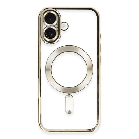 iPhone 16 Kılıf Kross Magneticsafe Kapak - Gold